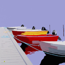 Tied to the dock